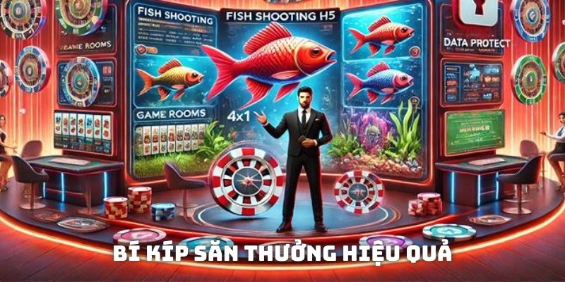 Bí kíp săn thưởng hiệu quả khi tham gia bắn cá H5